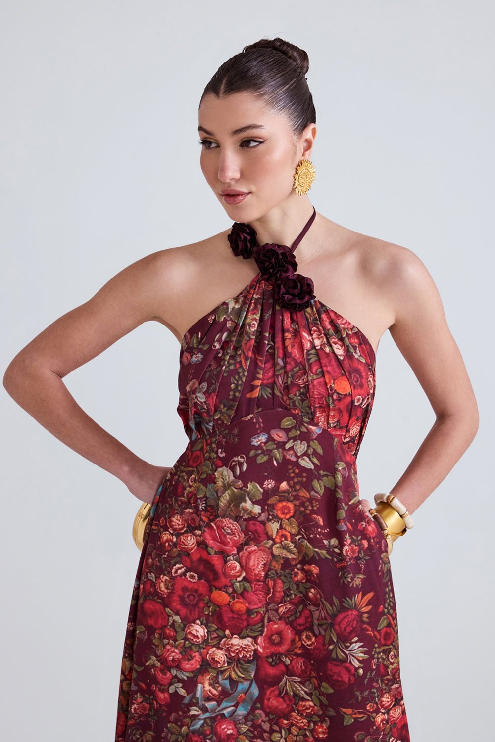Lucy Floral Maxi Dress - Zabella