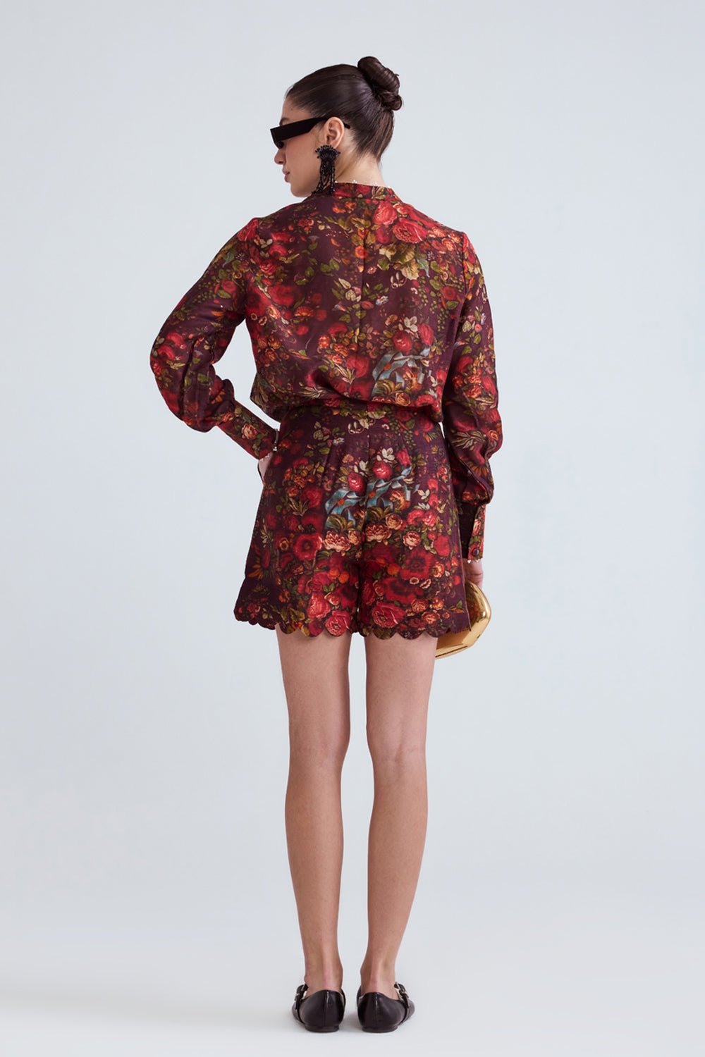 Lucy Linen Shirt and Shorts Set - Zabella