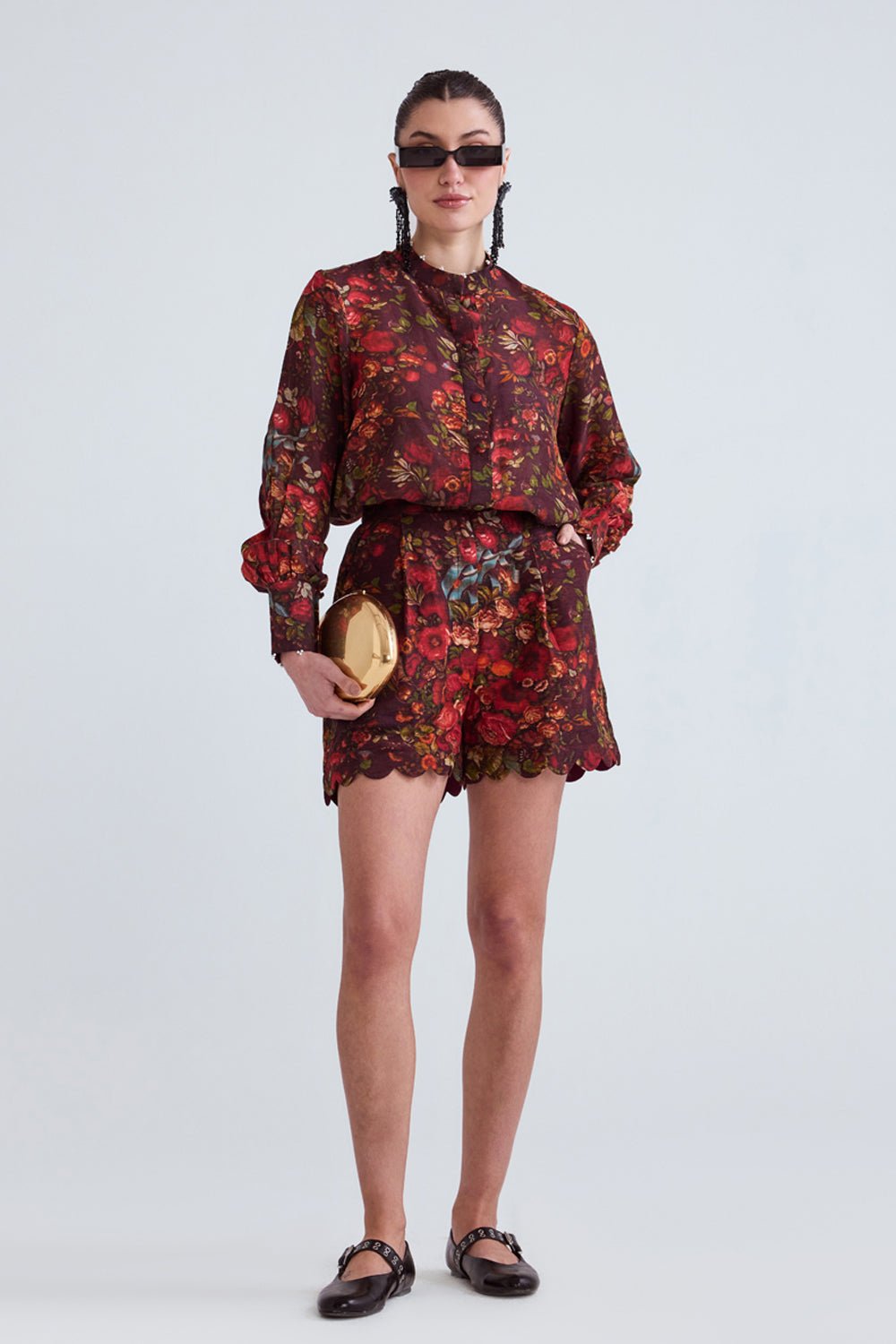Lucy Linen Shirt and Shorts Set - Zabella