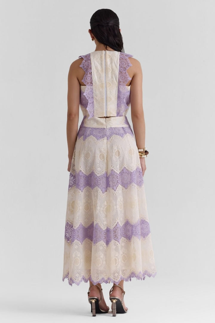 Lumira Lavender Lace Co - ord Set - Zabella