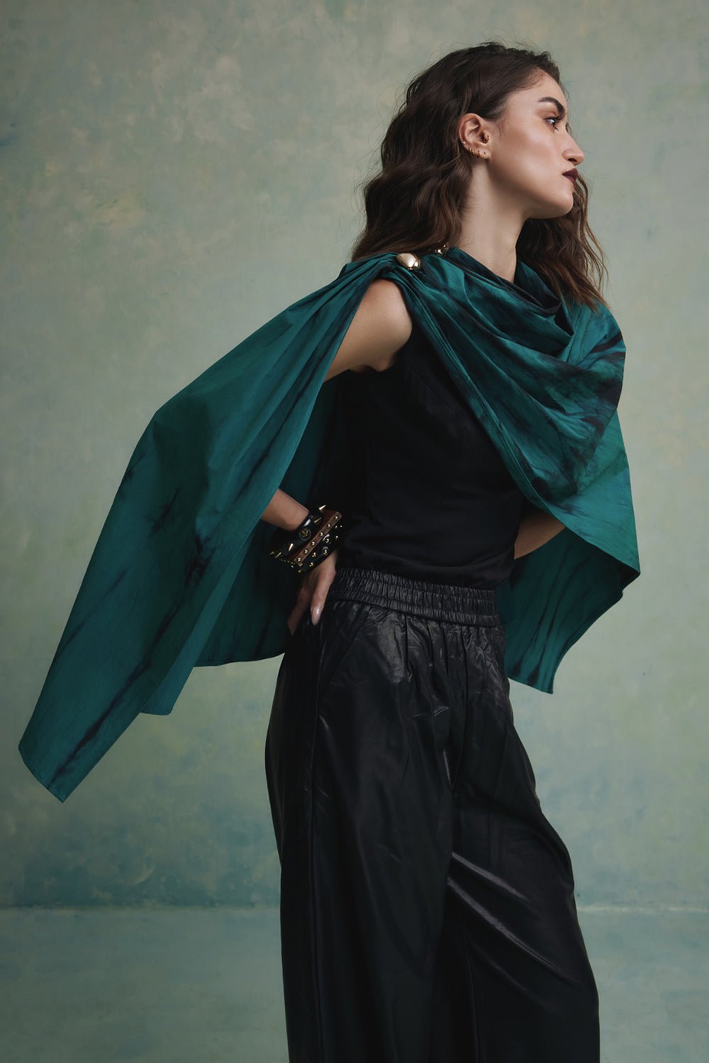 Mira Moss Drape Top - Zabella