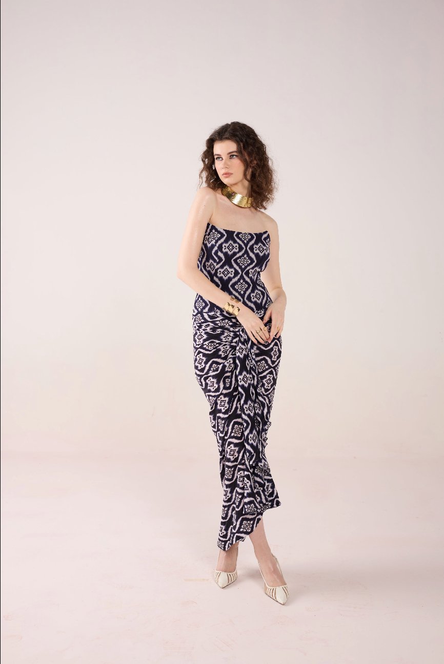 Nriti Shah In Our Isla Draped Midi - Zabella