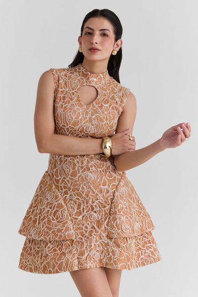 Orla Structured Mini Dress - Zabella