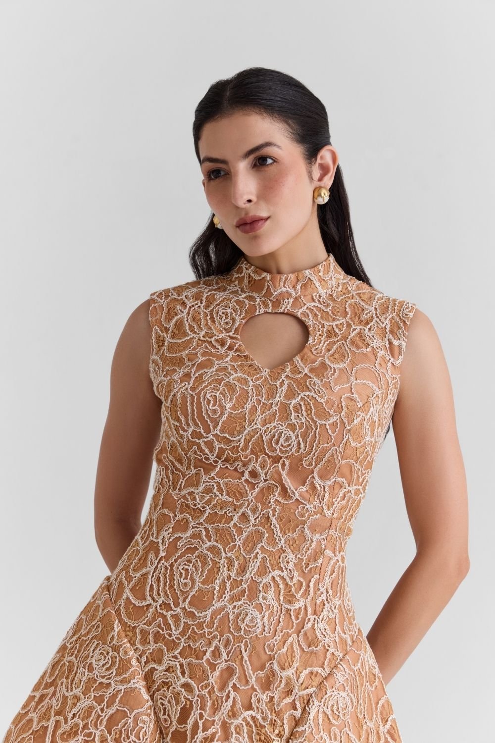 Orla Structured Mini Dress - Zabella