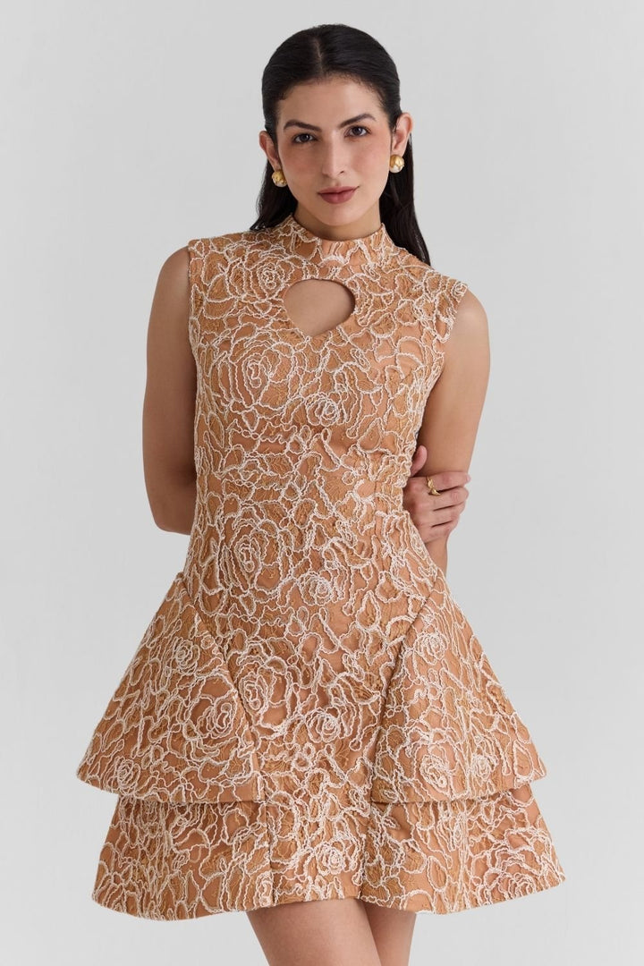 Orla Structured Mini Dress - Zabella