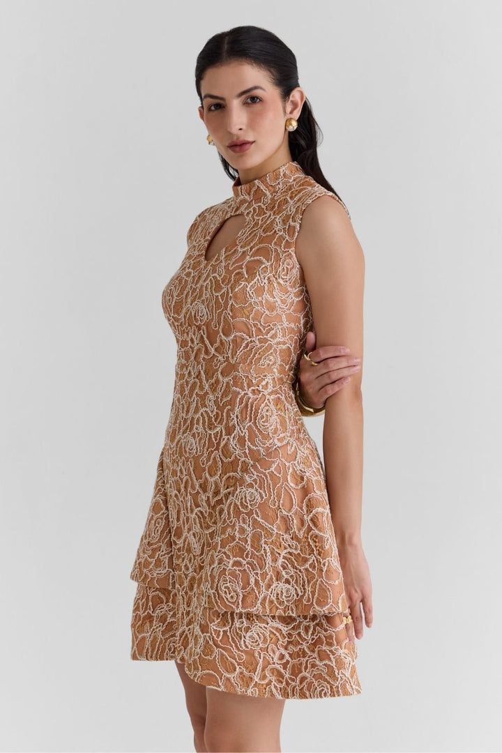 Orla Structured Mini Dress - Zabella