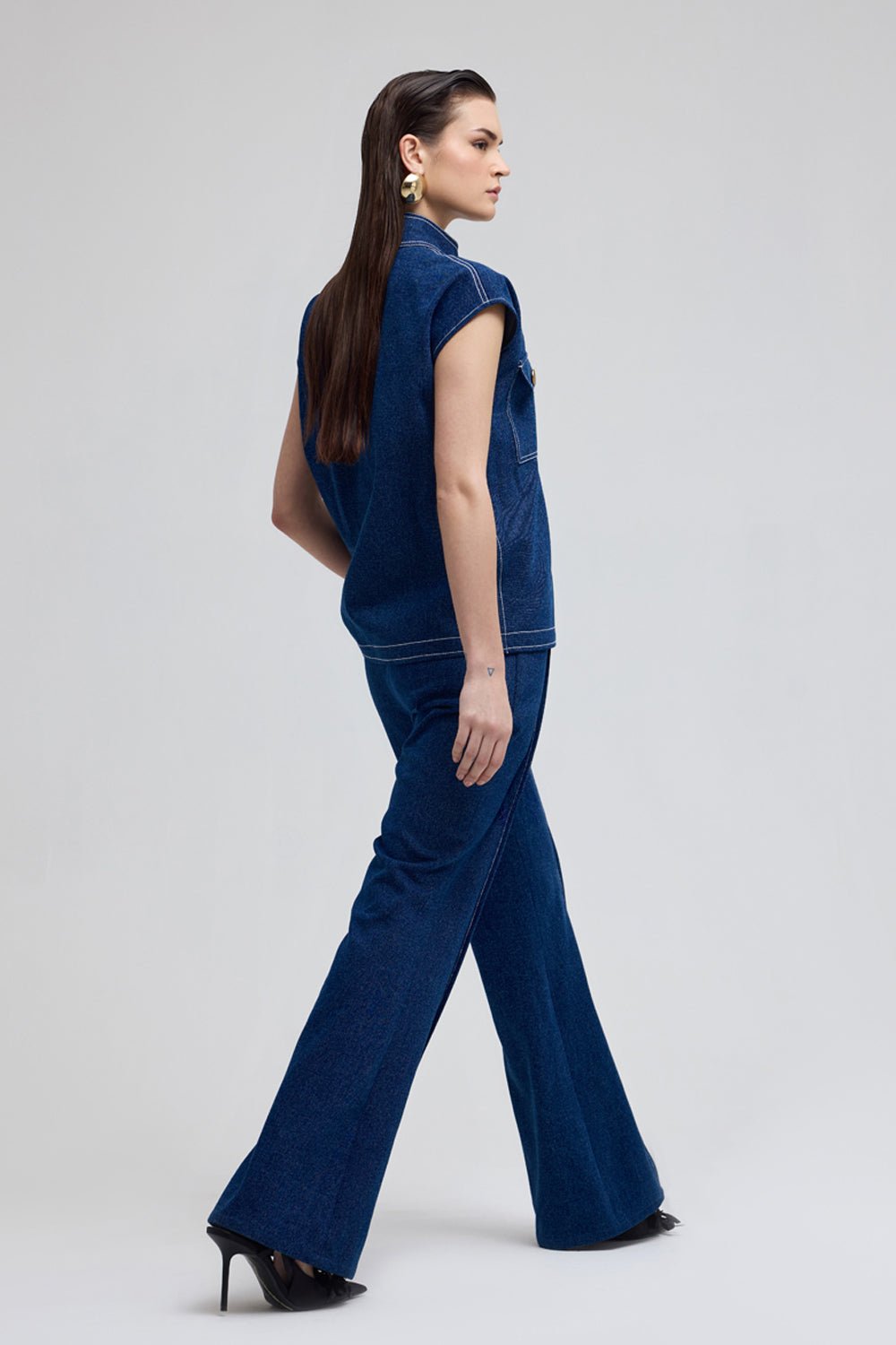 Paris Denim Top - Zabella
