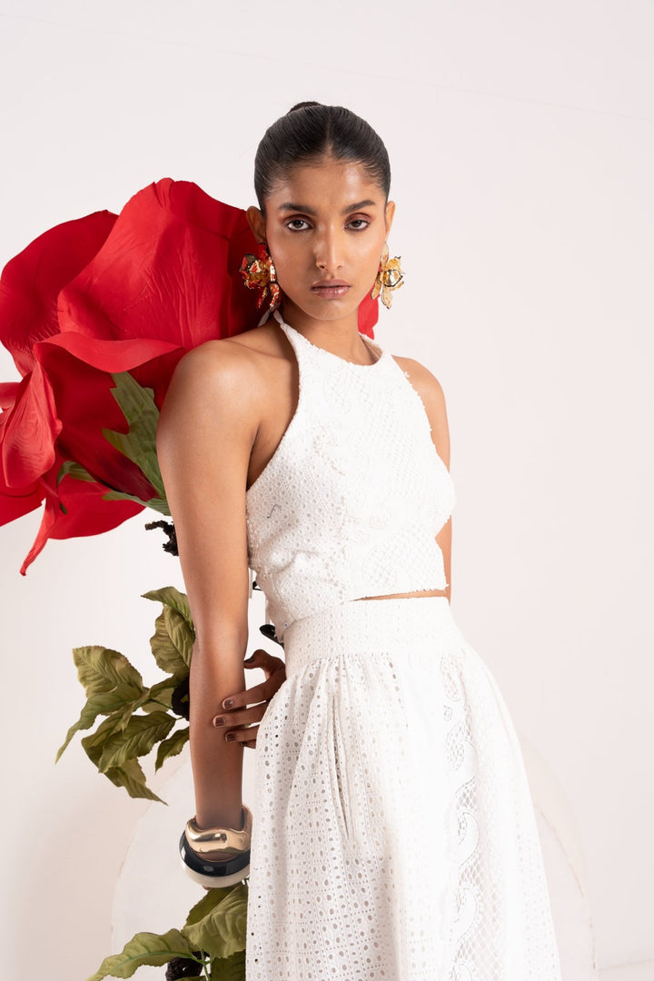 Pearl Scalloped Co Ord Set - Zabella