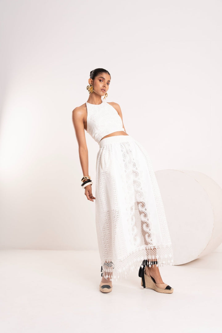 Pearl Scalloped Co Ord Set - Zabella