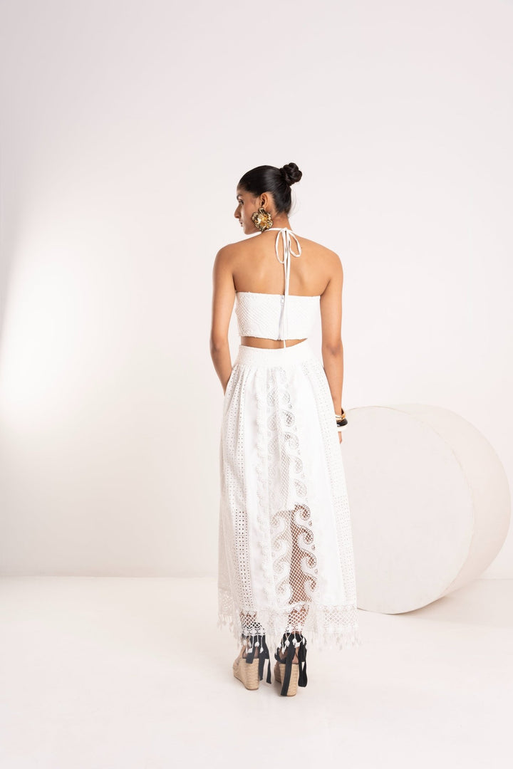 Pearl Scalloped Co Ord Set - Zabella