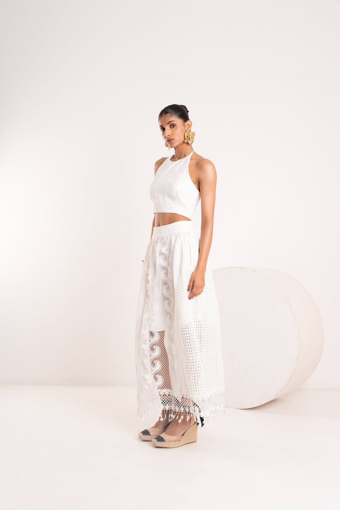 Pearl Scalloped Co Ord Set - Zabella