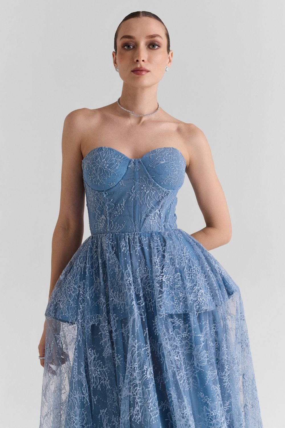 Rosaline Corset Lace Gown - Zabella