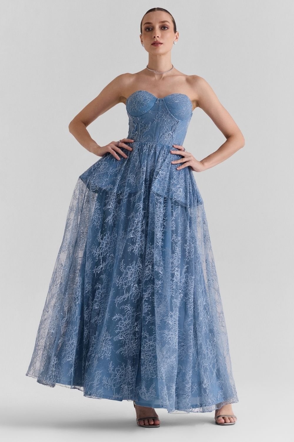 Rosaline Corset Lace Gown - Zabella