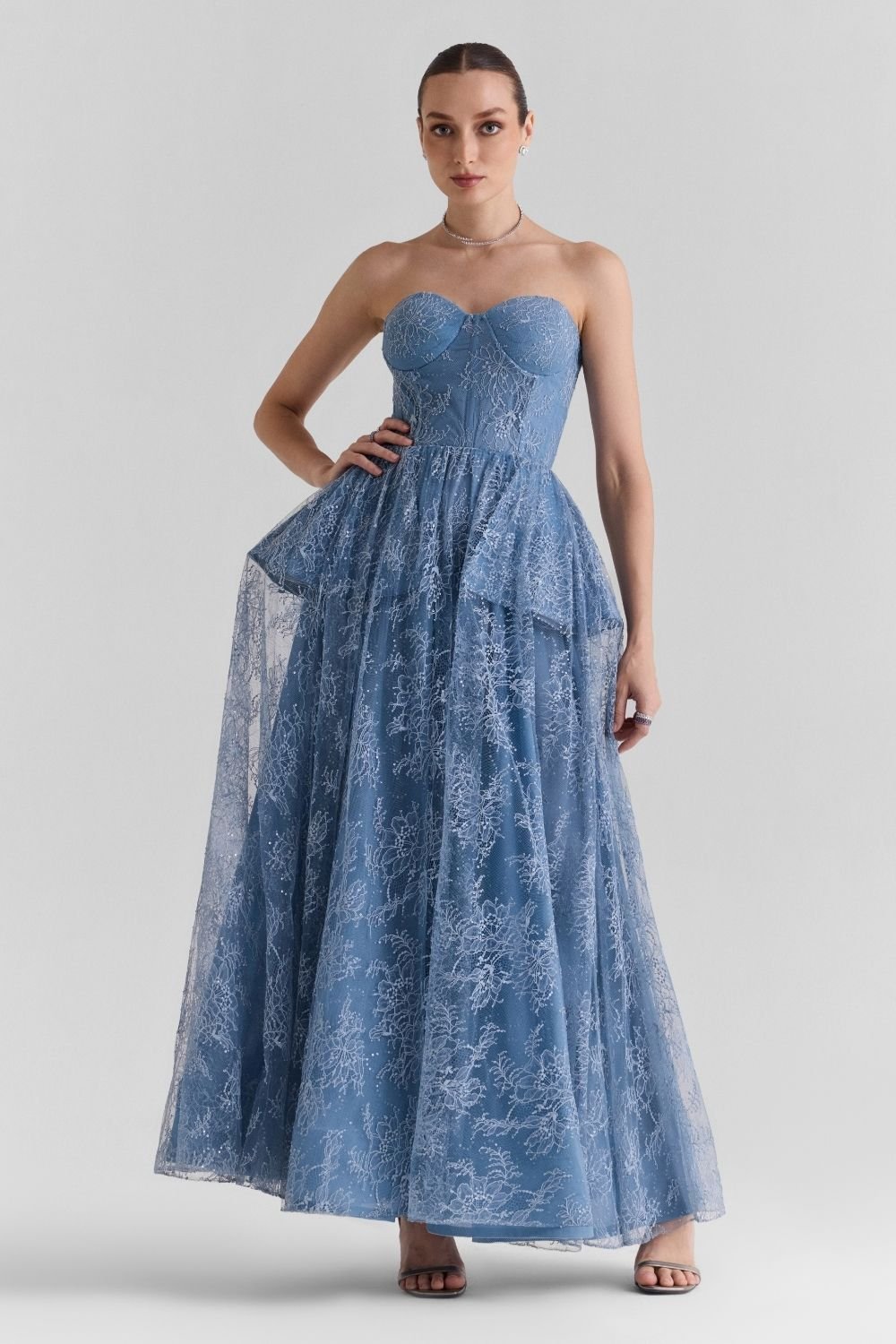Rosaline Corset Lace Gown - Zabella