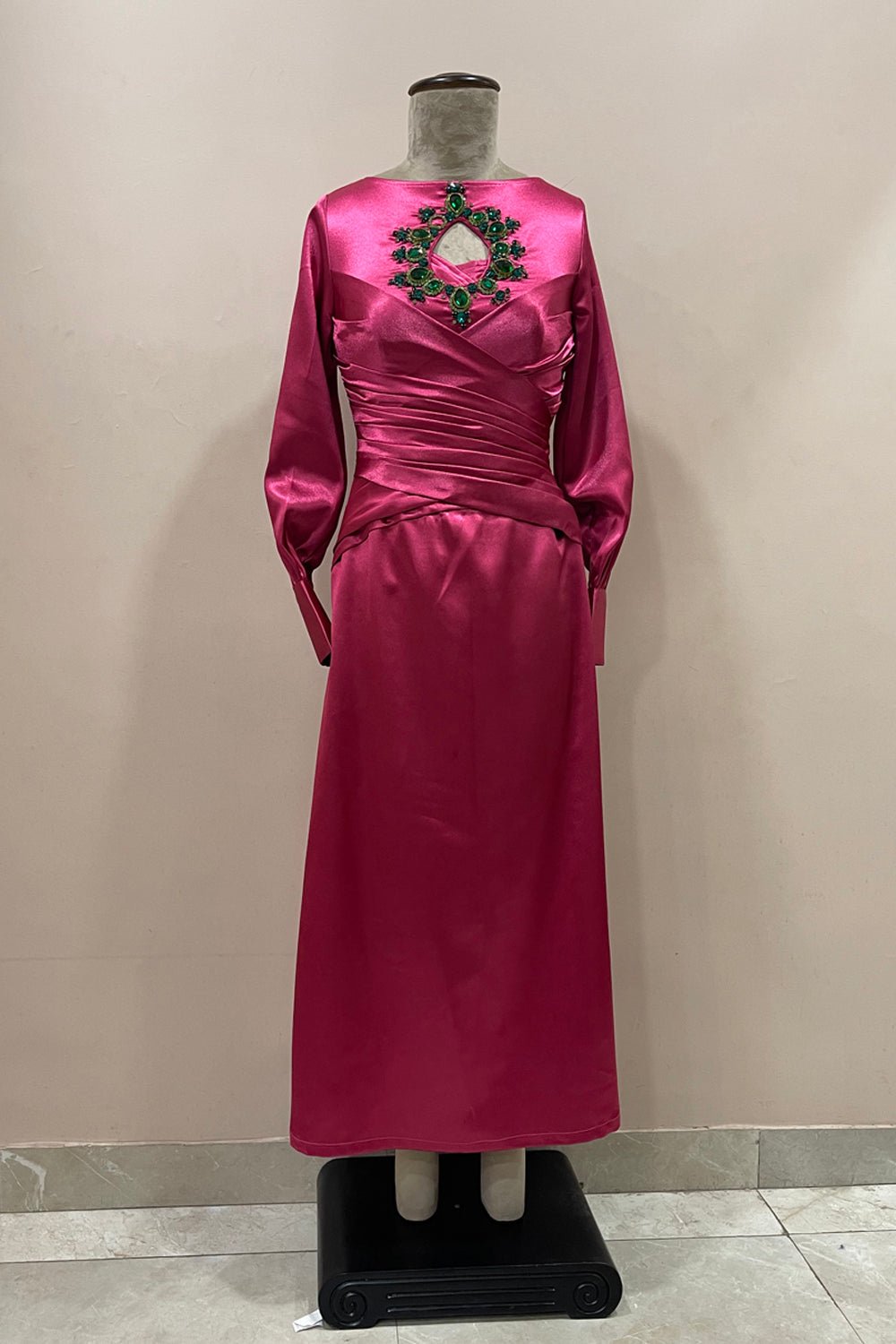 Rose Embellished Dress - Zabella