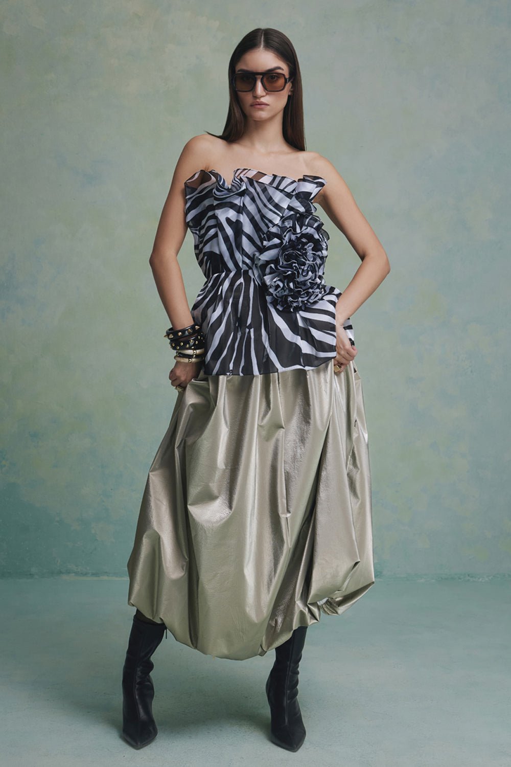 Rouge Ornament Skirt - Zabella