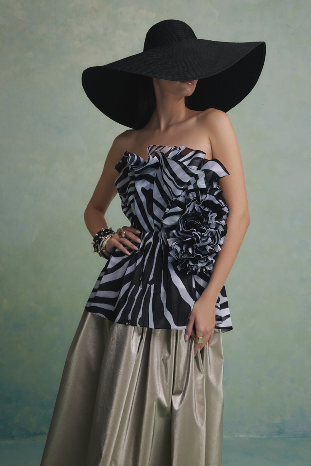 Rouge Ornament Top - Zabella