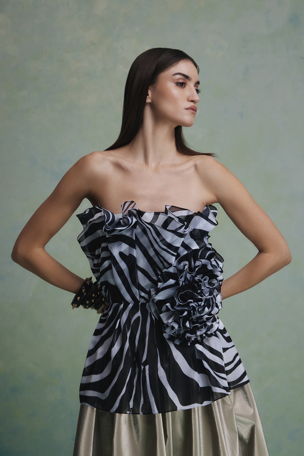 Rouge Ornament Top - Zabella