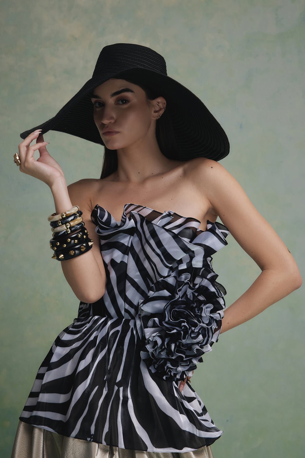 Rouge Ornament Top - Zabella