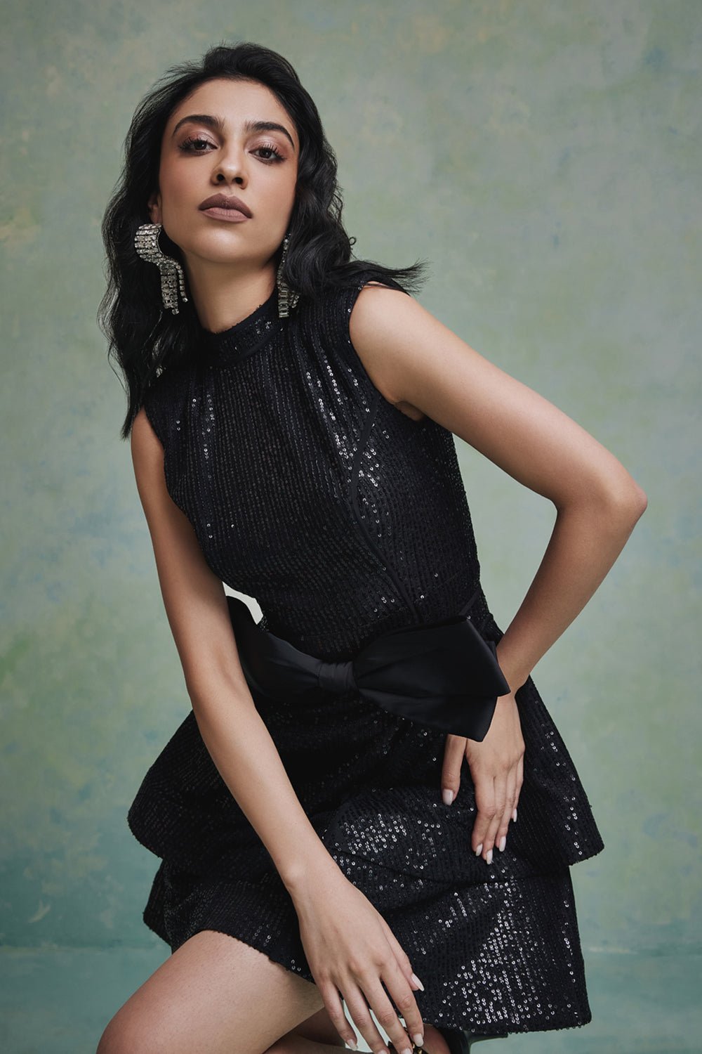 Sara Structured Mini Dress - Zabella