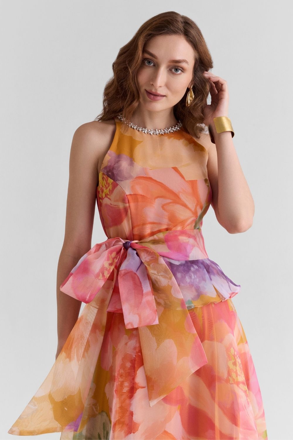 Serena Organza Ruffled Dress - Zabella