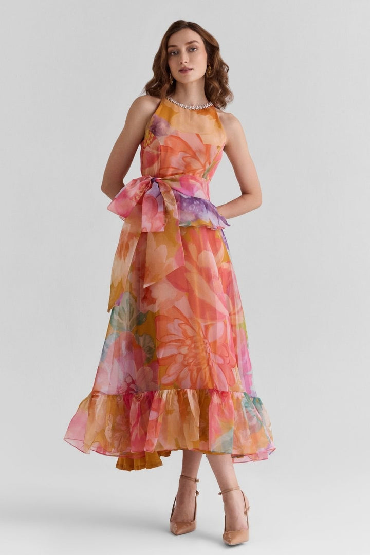 Serena Organza Ruffled Dress - Zabella