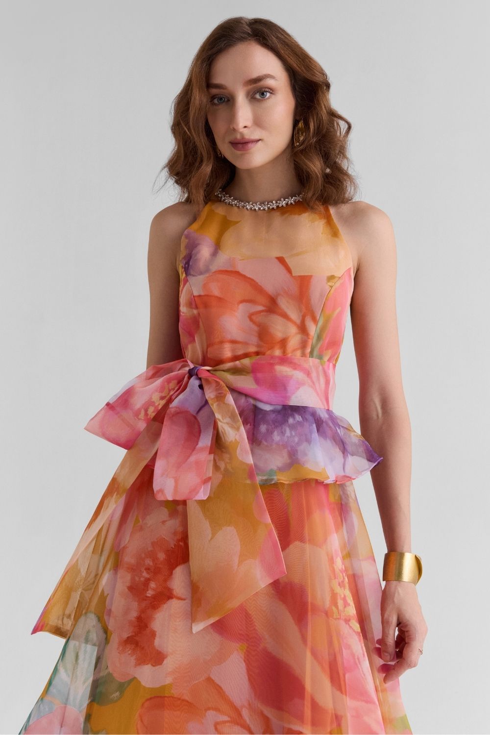 Serena Organza Ruffled Dress - Zabella