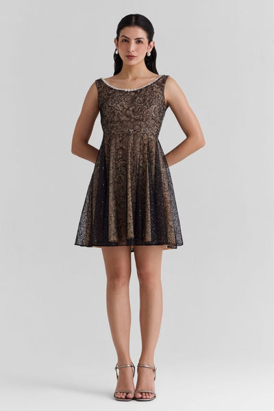 Silvara Lace Mini Dress - Zabella