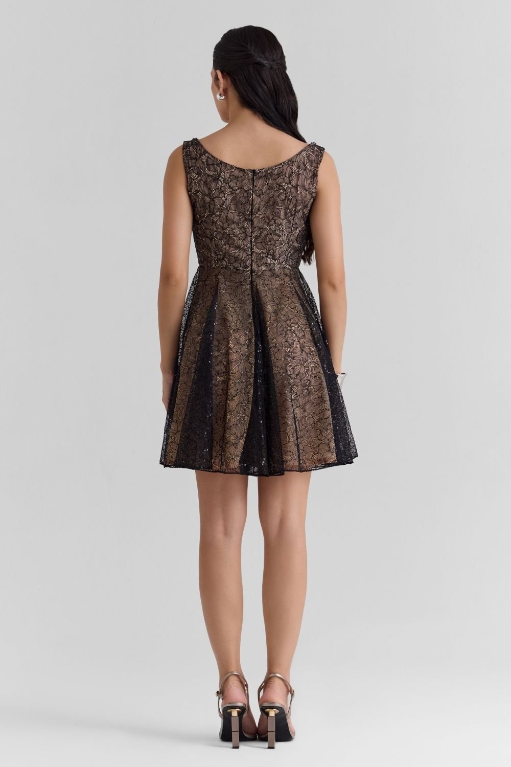 Silvara Lace Mini Dress - Zabella