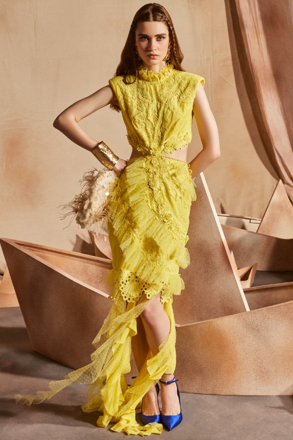 Sunglow Aurora Lace Dress - Zabella