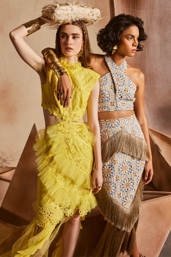 Sunglow Aurora Lace Dress - Zabella