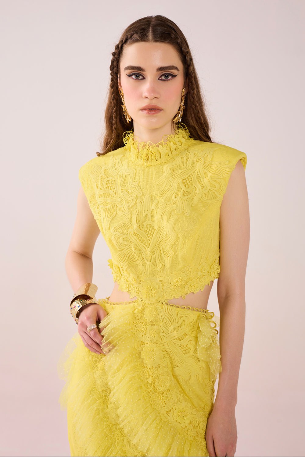 Sunglow Aurora Lace Dress - Zabella