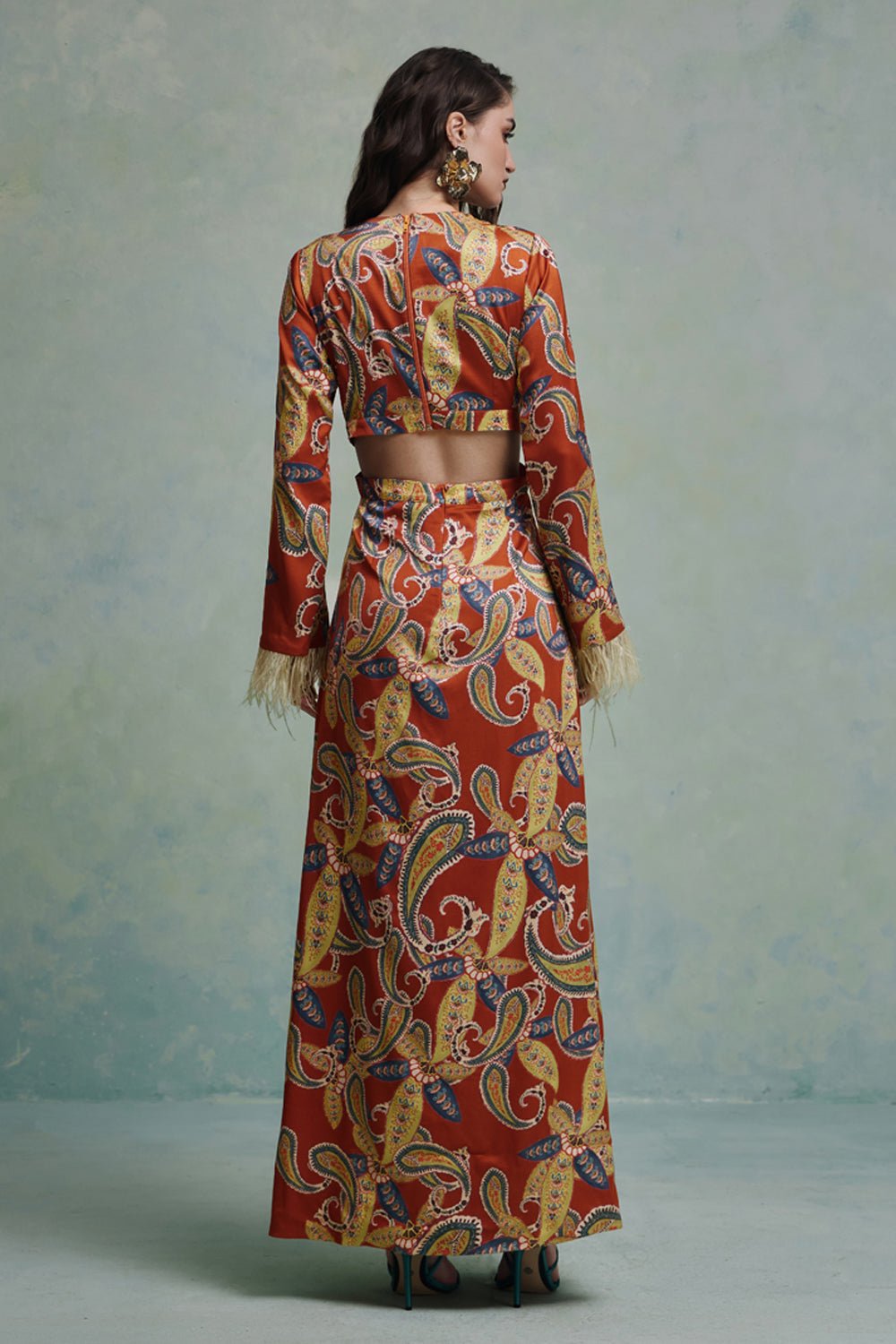 Sunset Safari Cutout Dress - Zabella