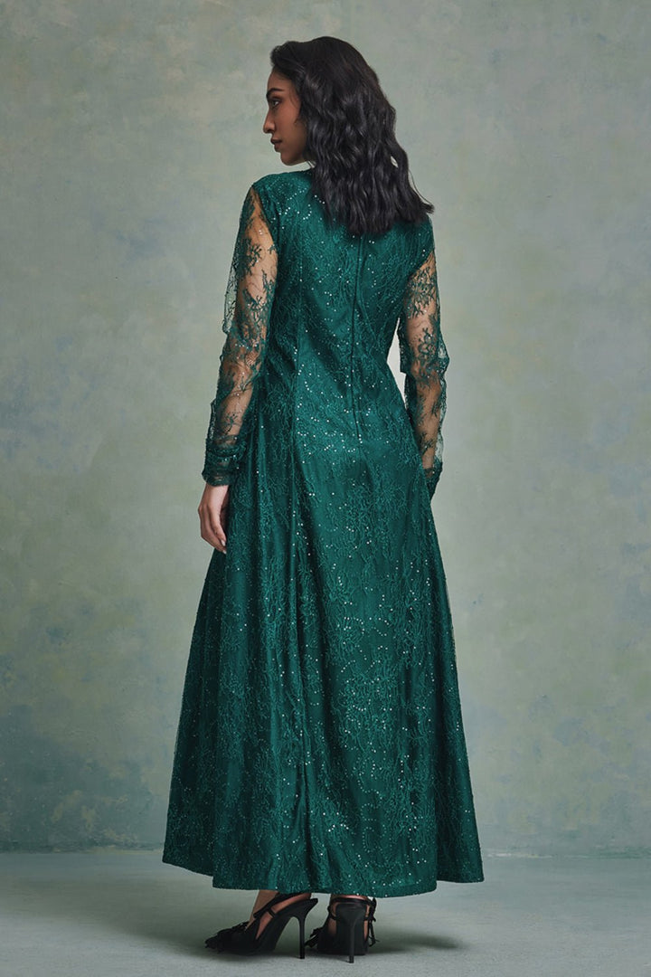Taria Lace Maxi Dress - Zabella