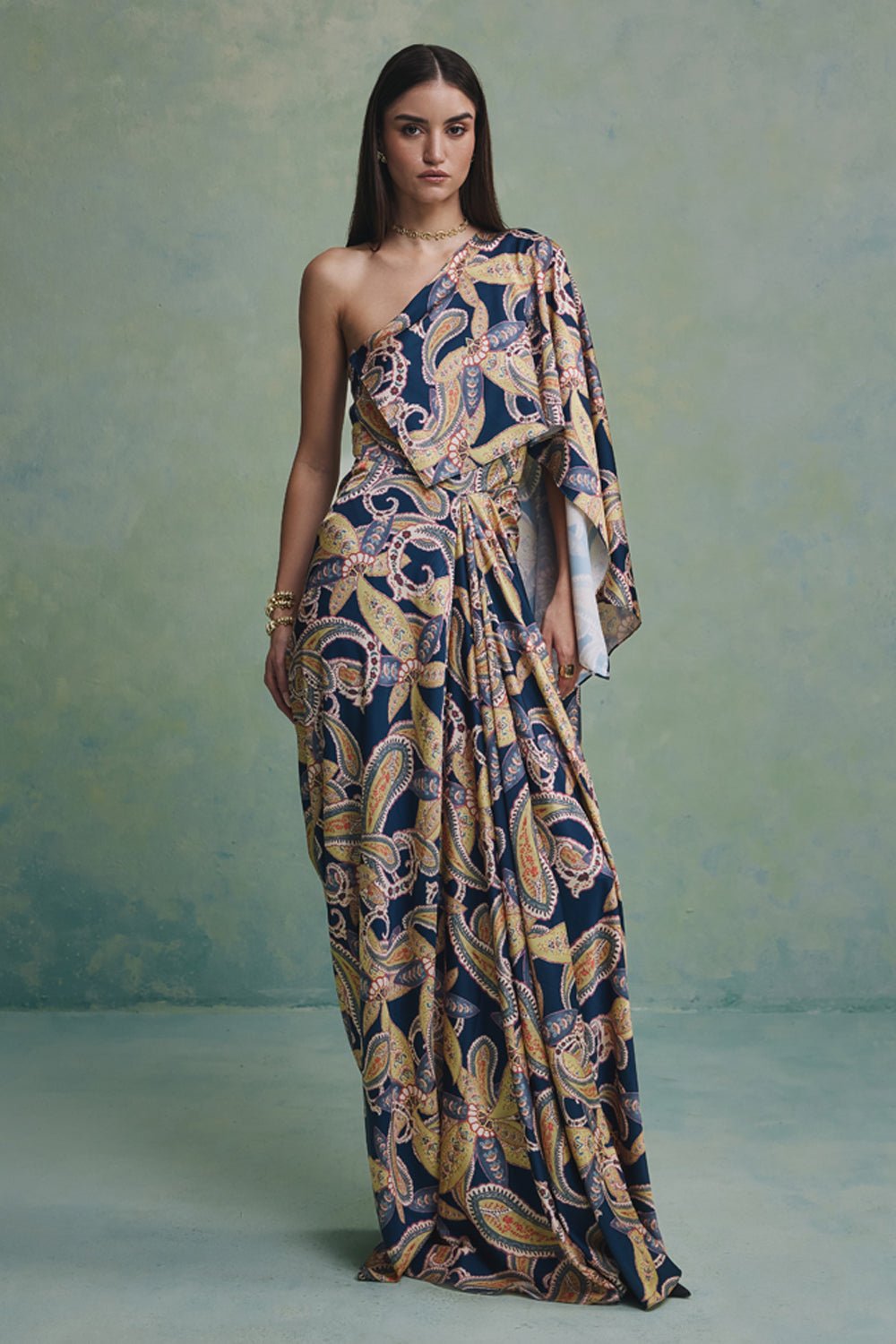 Victoria Wild Drape Dress - Zabella