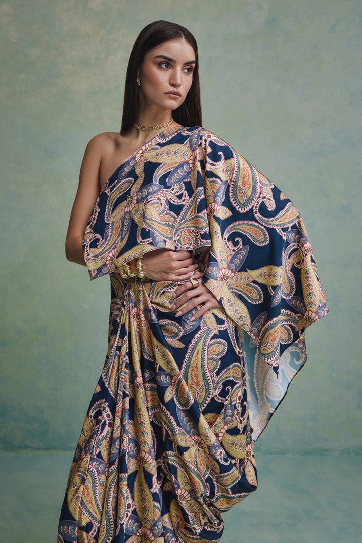 Victoria Wild Drape Dress - Zabella