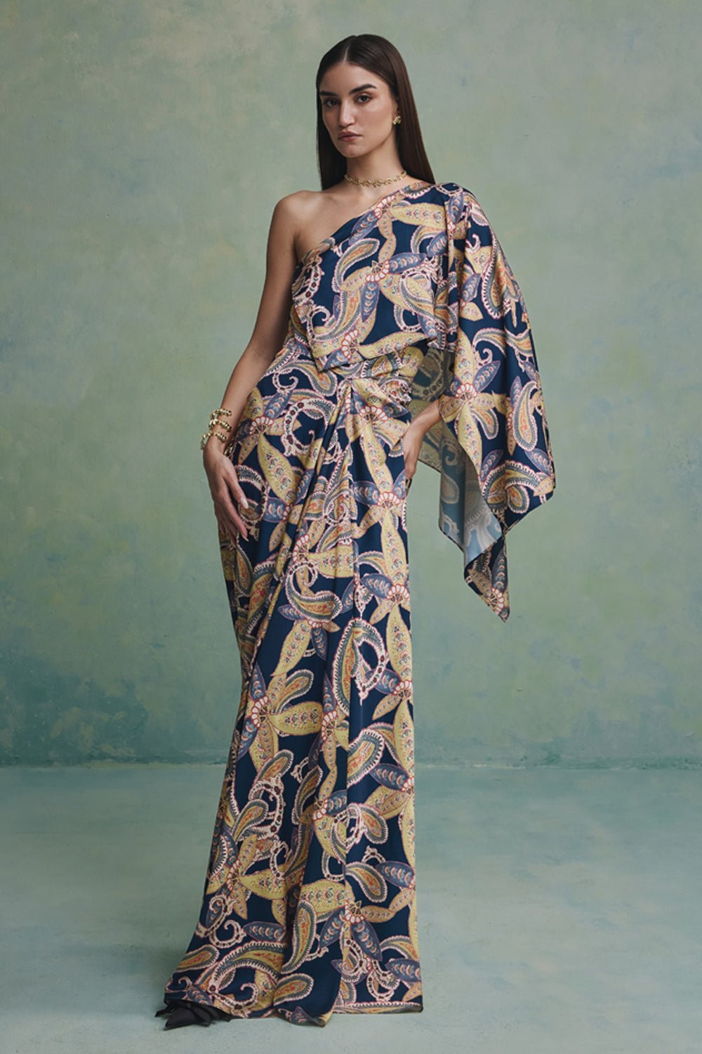 Victoria Wild Drape Dress - Zabella