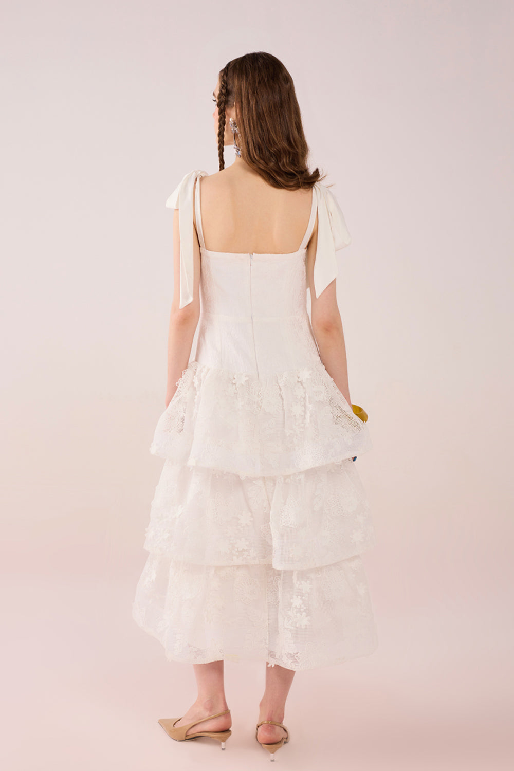 Sandra Layered Lace Midi