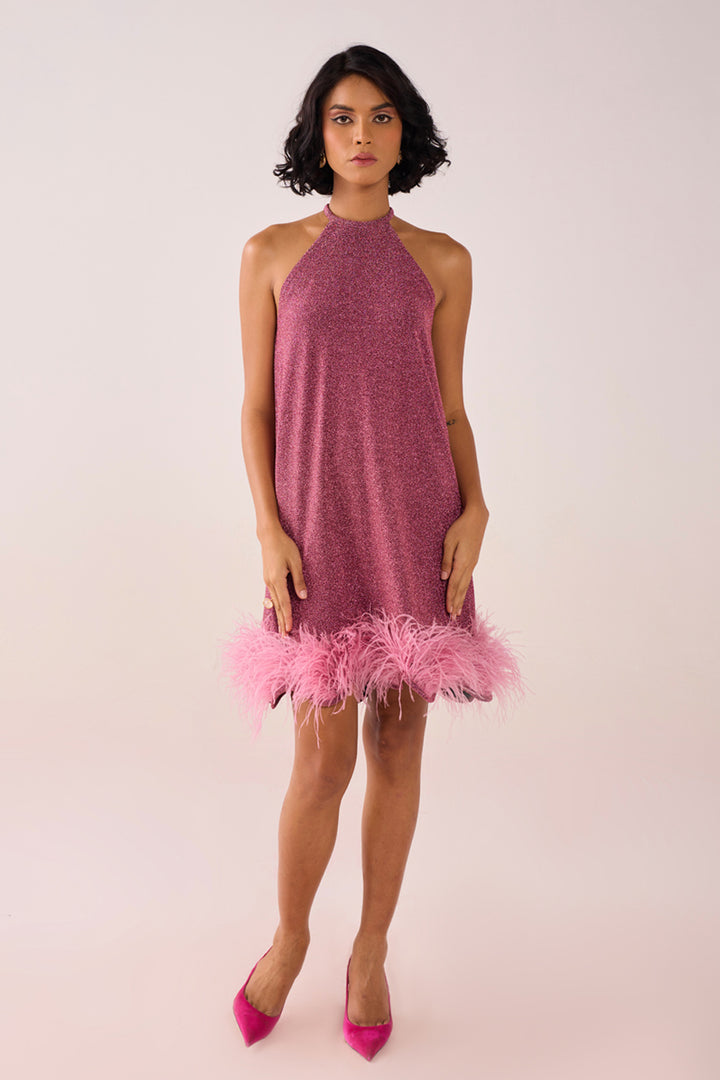 Sheen Rose Feather Mini