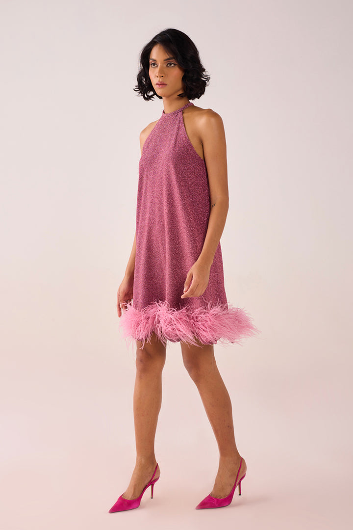 Sheen Rose Feather Mini