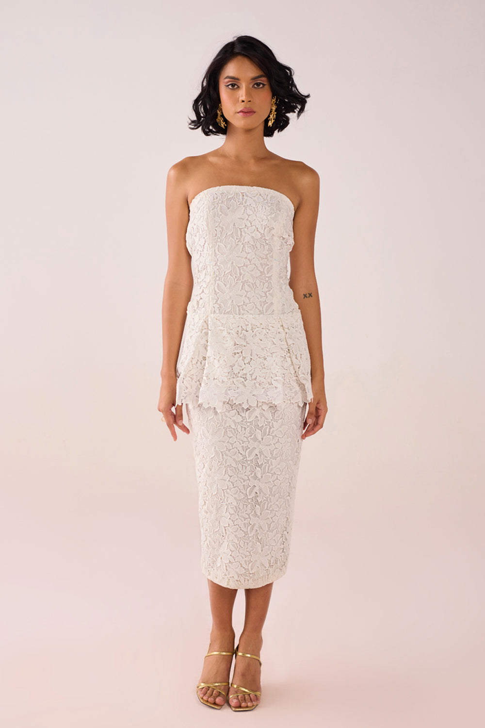 Sandra Peplum Midi