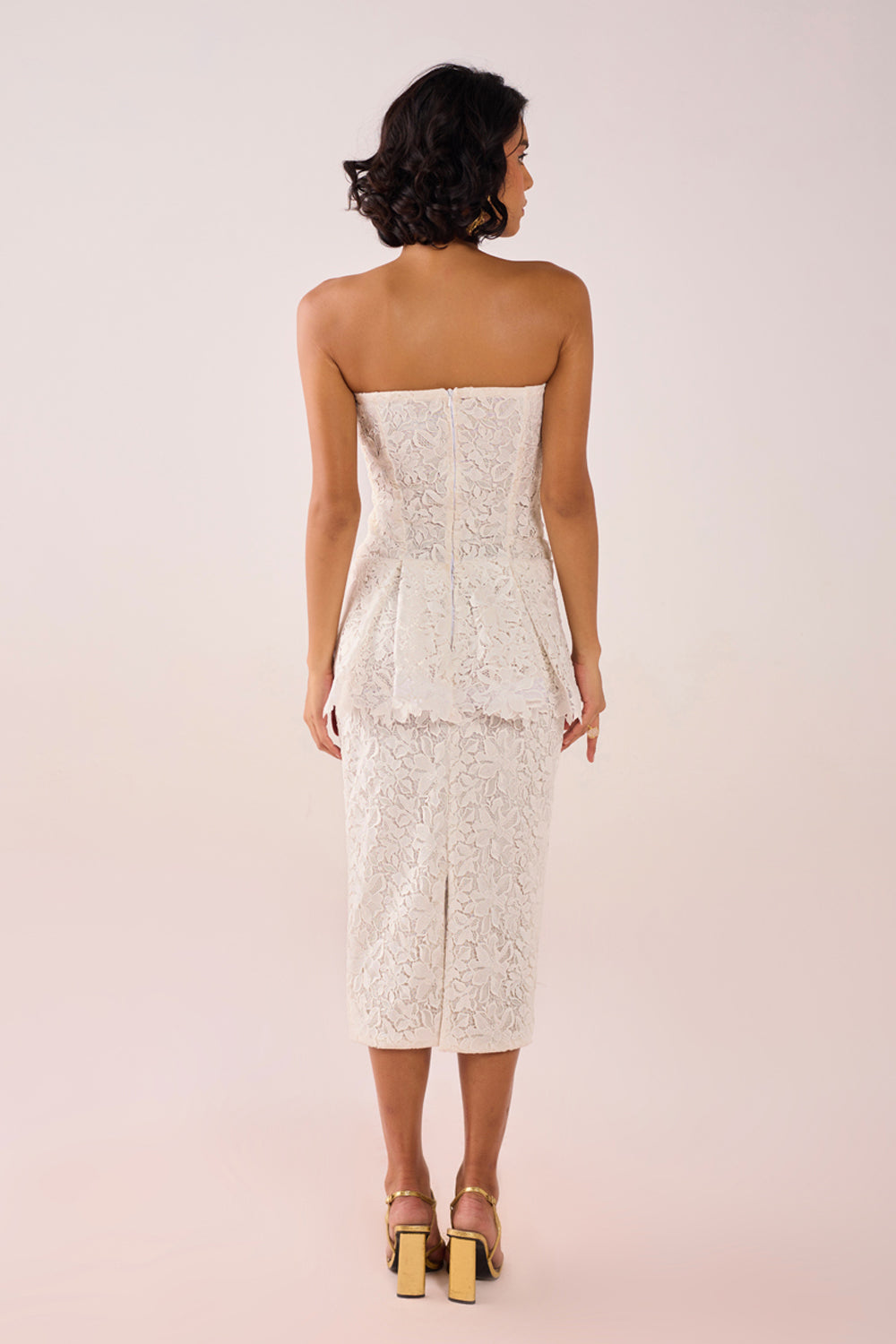 Sandra Peplum Midi