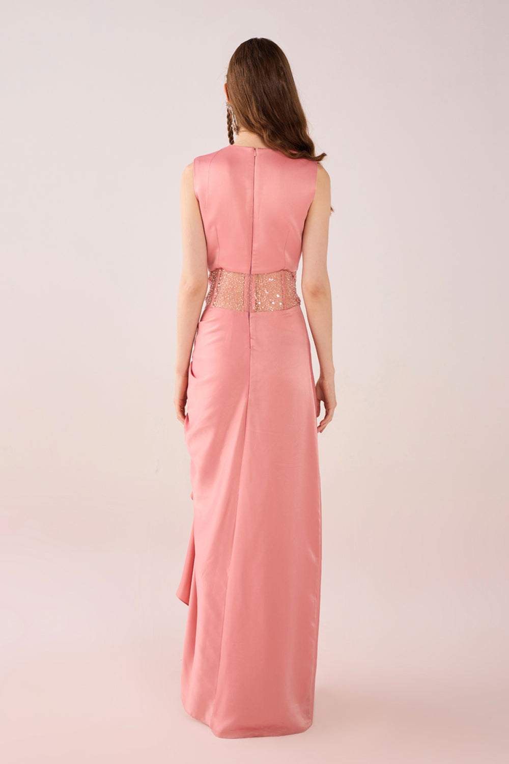 Sara Draped Fringe Dress