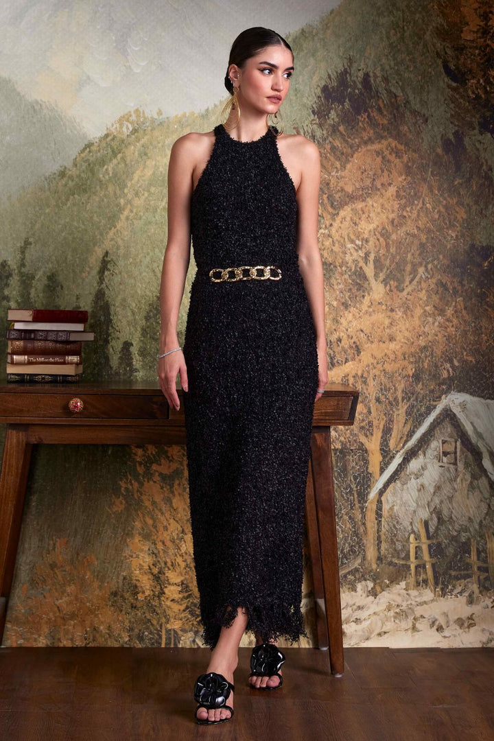 Black Terry Co-ord Set - Zabella