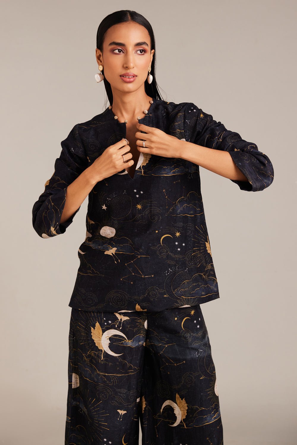 Cosmic Top And Pants Set - Zabella