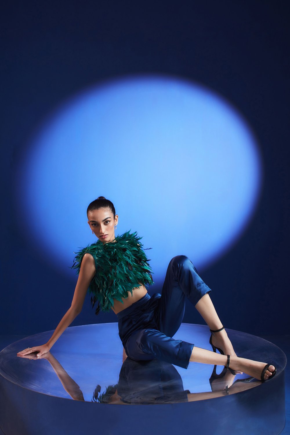 Deep Blue Pants - Zabella