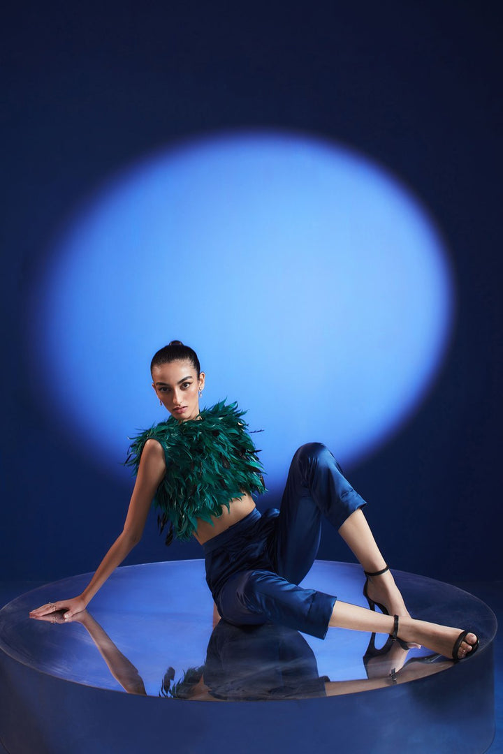 Deep Blue Pants - Zabella