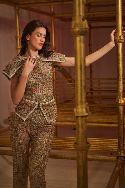 Greenwood Tweed Structured Top - Zabella