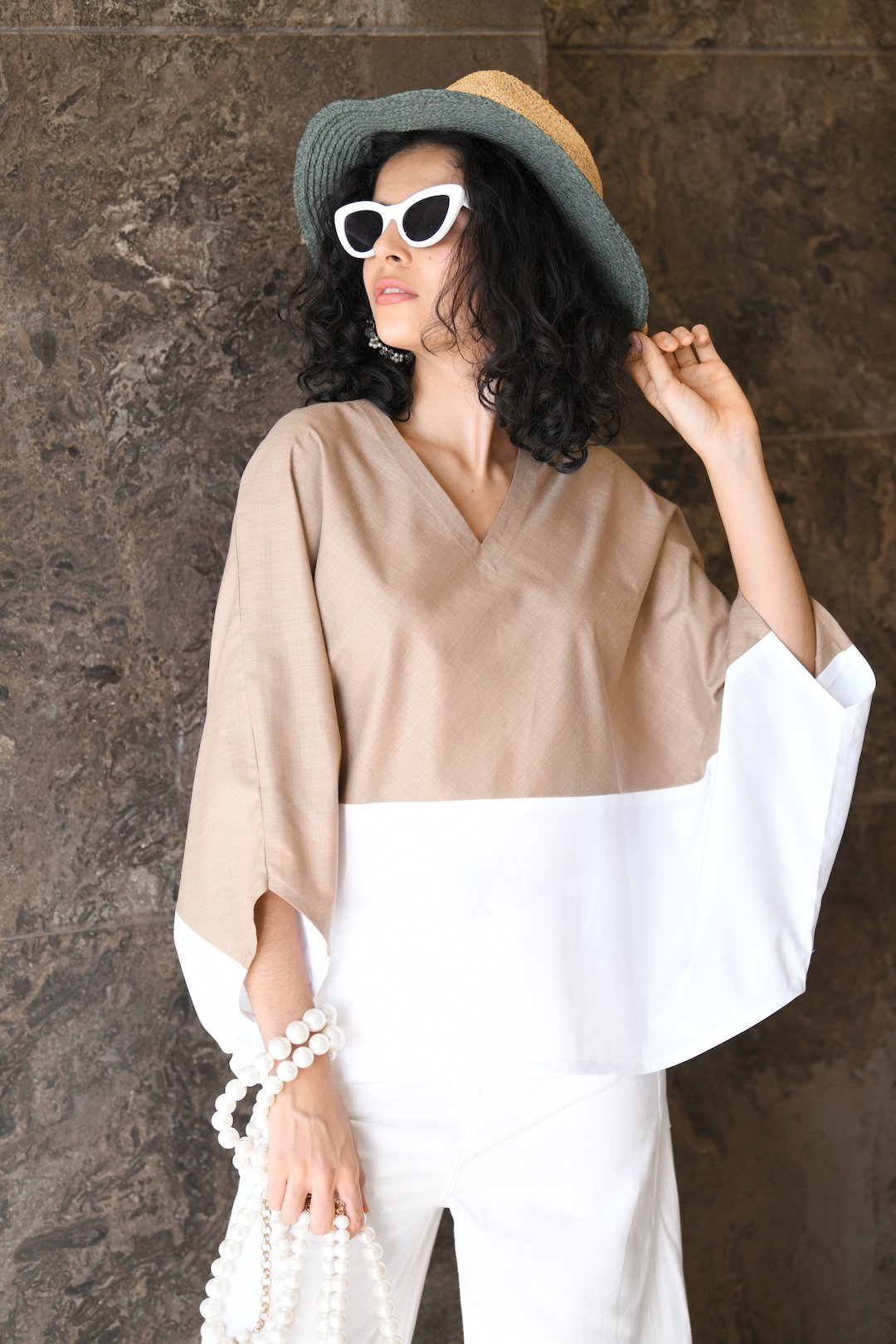 Half & Half Tunic - Shopzabella