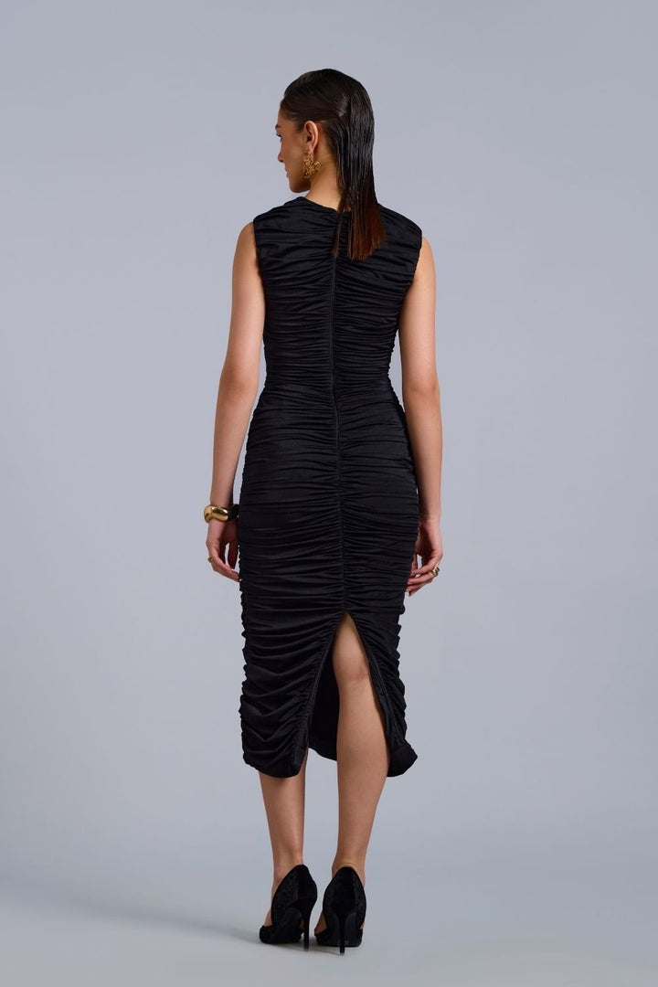 Helena Gathered Midi - Zabella